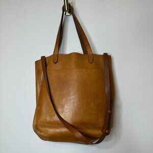 Madewell The Medium Transport Tote English Saddle - Leather Bag